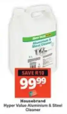 Checkers Housebrand Hyper Value Aluminium & Steel Cleaner offer