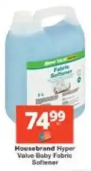 Checkers Housebrand Hyper Value Baby Fabric Softener offer