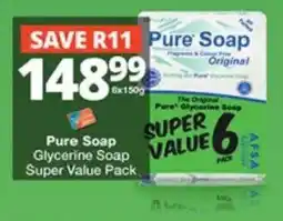 Checkers Pure Soap Glycerine Soap Super Value Pack offer