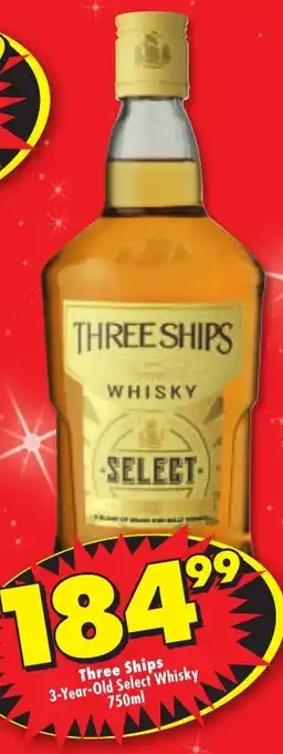 Shoprite Liquor Three Ships 3-Year-Old Select Whisky offer