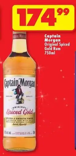 Shoprite Liquor Captain Morgan Original Spiced Gold Rum offer