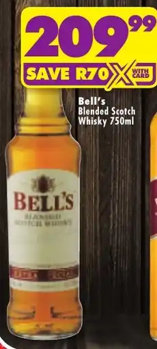Shoprite Liquor Bell's Blended Scotch Whisky offer