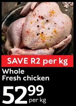 Oxford Freshmarket Whole Fresh chicken offer