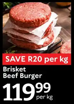 Oxford Freshmarket Brisket Beef Burger offer