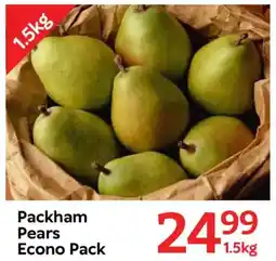 Oxford Freshmarket Packham Pears Econo Pack offer