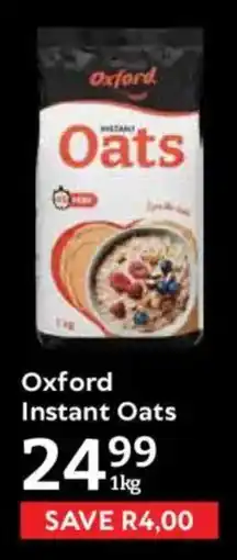 Oxford Freshmarket Oxford Instant Oats offer