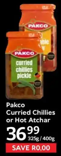 Oxford Freshmarket Pakco Curried Chillies or Hot Atchar offer