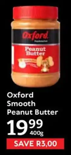 Oxford Freshmarket Oxford Smooth Peanut Butter offer
