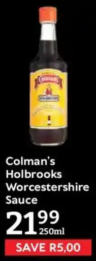 Oxford Freshmarket Colman's Holbrooks Worcestershire Sauce offer