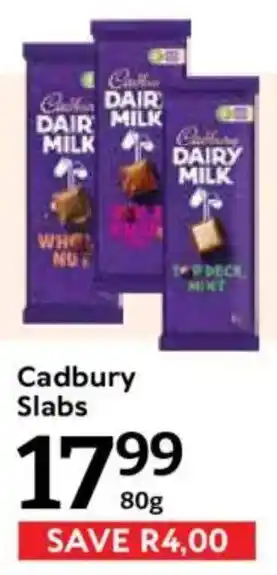 Oxford Freshmarket Cadbury Slabs offer