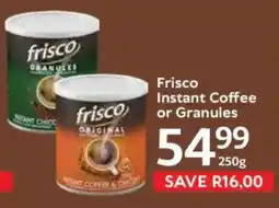 Oxford Freshmarket Frisco Instant Coffee or Granules offer