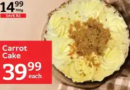 Oxford Freshmarket Carrot Cake offer
