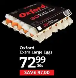 Oxford Freshmarket Oxford Extra Large Eggs offer