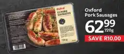 Oxford Freshmarket Oxford Pork Sausages offer