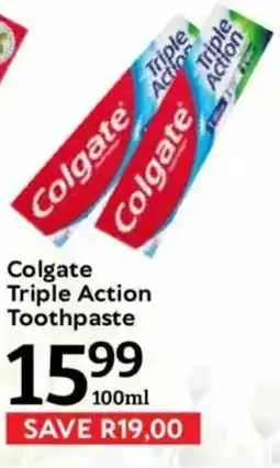 Oxford Freshmarket Colgate Triple Action Toothpaste offer