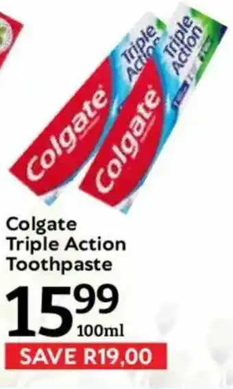 Oxford Freshmarket Colgate Triple Action Toothpaste offer