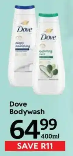 Oxford Freshmarket Dove Bodywash offer