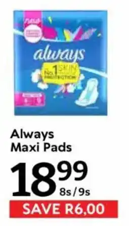 Oxford Freshmarket Always Maxi Pads offer