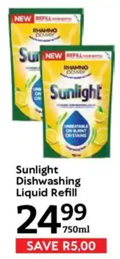 Oxford Freshmarket Sunlight Dishwashing Liquid Refill offer