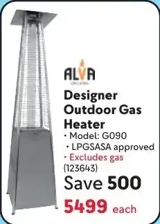 Makro Alva Designer Outdoor Gas Heater offer