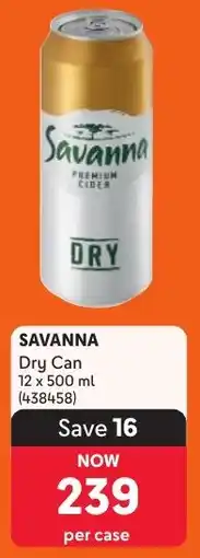 Makro Savanna Dry Can offer