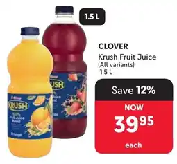Makro Clover Krush Fruit Juice offer