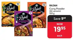 Makro Rajah Curry Powder offer