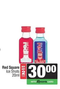 Spar Tops Red Square Ice Shots 20ml offer