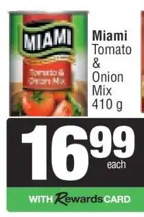 Spar Miami Tomato & Onion Mix 410 g offer