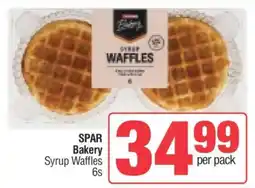 Spar SPAR Bakery Syrup Waffles offer