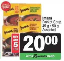 Spar IMANA Packet Soup offer