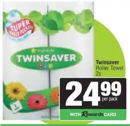 Spar Twinsaver Roller Towel 2s offer