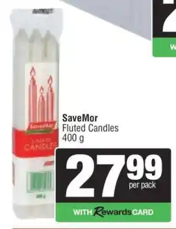 Spar SaveMor Fluted Candles offer