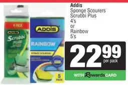 Spar Addis Sponge Scourers offer