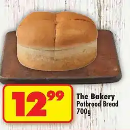 Shoprite THE BAKERY POTBROOD BREAD 700g offer