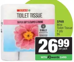Spar SPAR Mini Toilet Tissue offer