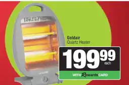 Spar Goldair Quartz Heater offer