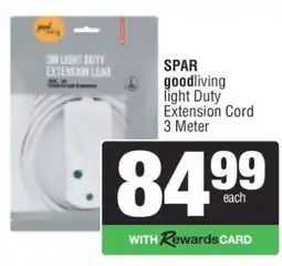 Spar SPAR goodliving light Duty Extension Cord 3 Meter offer