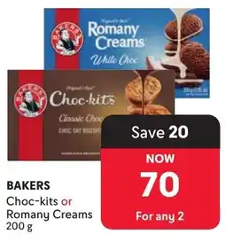Makro Bakers Choc-kits or Romany Creams offer