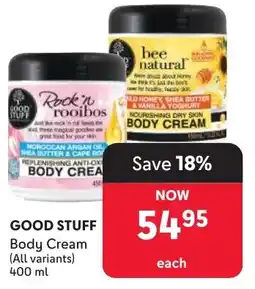 Makro Good Stuff Body Cream offer