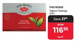 Makro Five Roses Tagless Teabags offer
