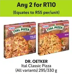 Makro Dr. Oetker Ital Classic Pizza offer
