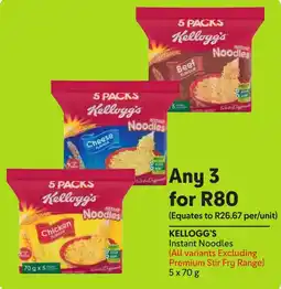 Makro Kellogg's Instant Noodles offer