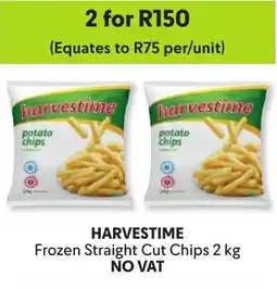 Makro Harvestime Frozen Straight Cut Chips offer