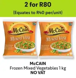 Makro Mccain Frozen Mixed Vegetables offer