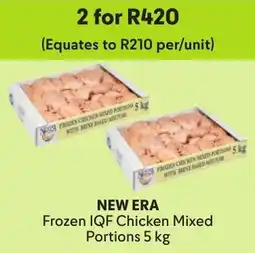 Makro New Era Frozen IQF Chicken Mixed Portions offer