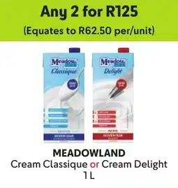 Makro Meadowland Cream Classique or Cream Delight offer