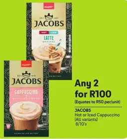 Makro Jacobs Hot or Iced Cappuccino offer