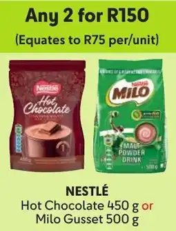 Makro Nestlé Hot Chocolate or Milo Gusset offer