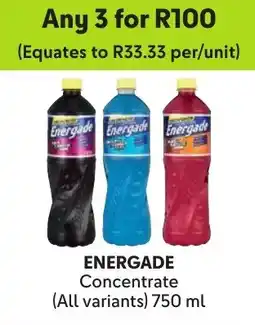 Makro Energade Concentrate offer